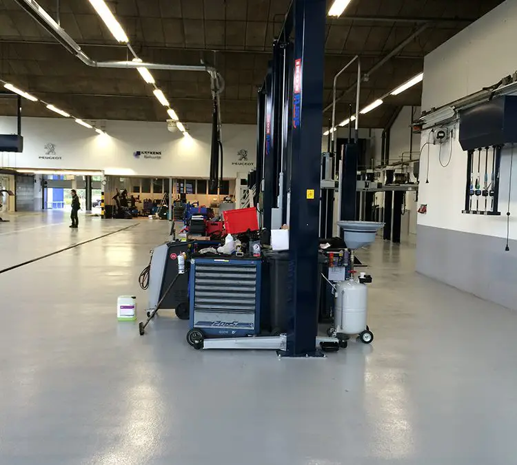 Antislip Epoxy coatingvloer Nefkens Eindhoven