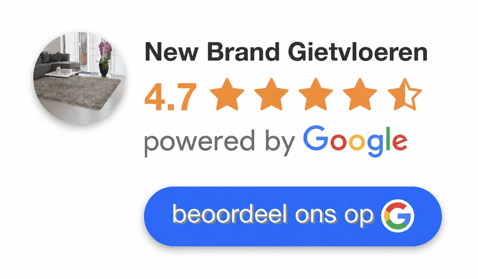 Gietvloer bedrijf met goede klantreviews